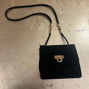 Escada Suede Black Purse!